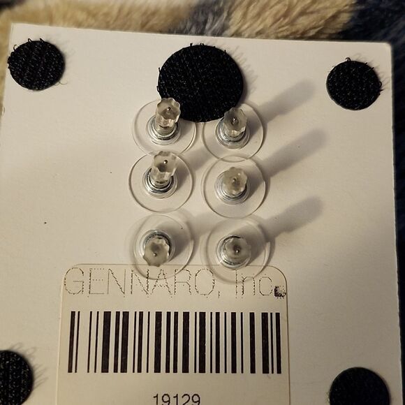 Wish Upon a Star Silver and Gold Earrings Set - Picture 3 of 3